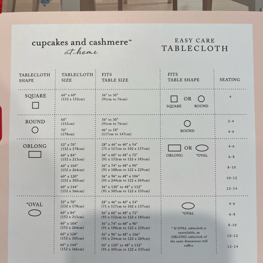 Cupcakes And Cashmere At Home table cloth - Picture 4 of 4